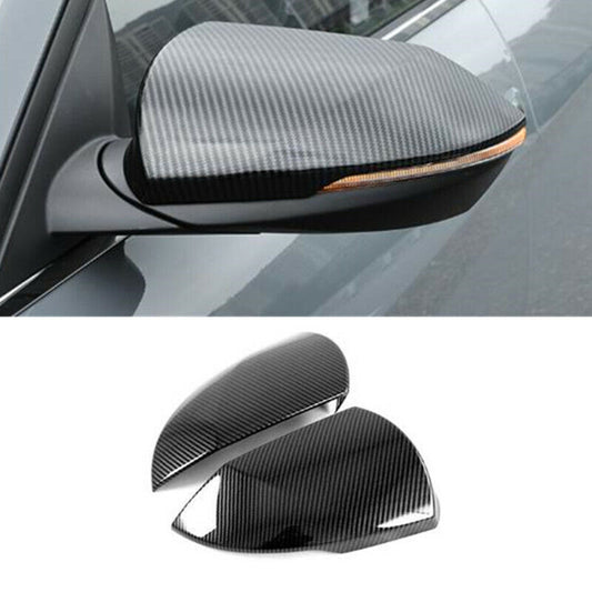 Carbon Fiber 2X Side Rearview Mirror Cover Trim for Hyundai for Elantra 2021 2022