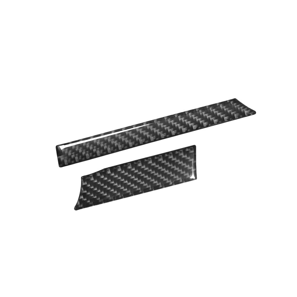 2Pcs Steering Wheel Right Panel Trim Carbon Fiber for Chevrolet Camaro 2016-2018