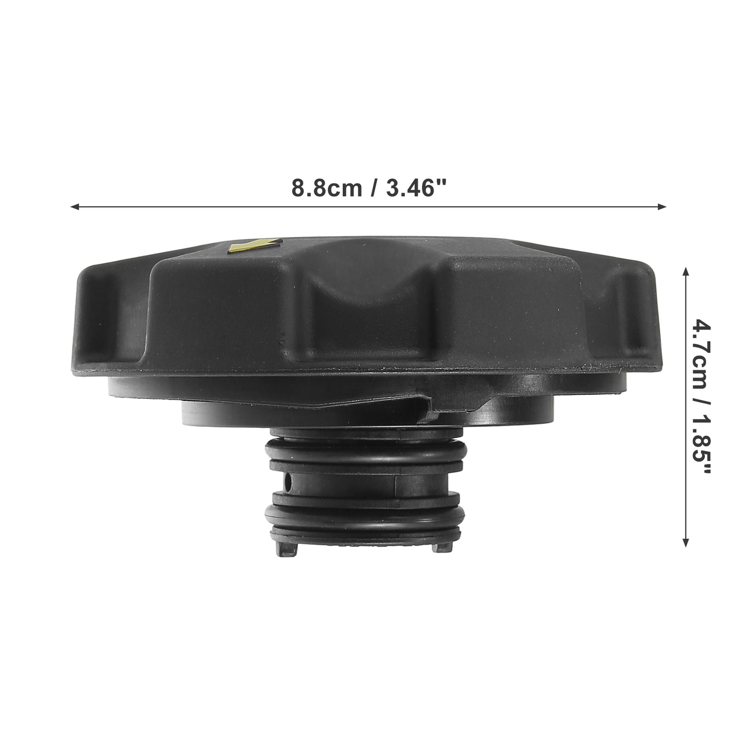 Engine coolant radiator overflow cap, single custom fit for BMW 320i 2013 - 2018
