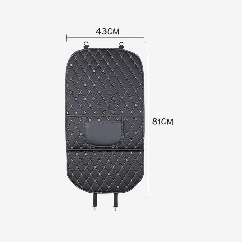 1Pc Anti-Kick Pad Mat Leather Protector Cover Car for Seat Back Universal Accesories