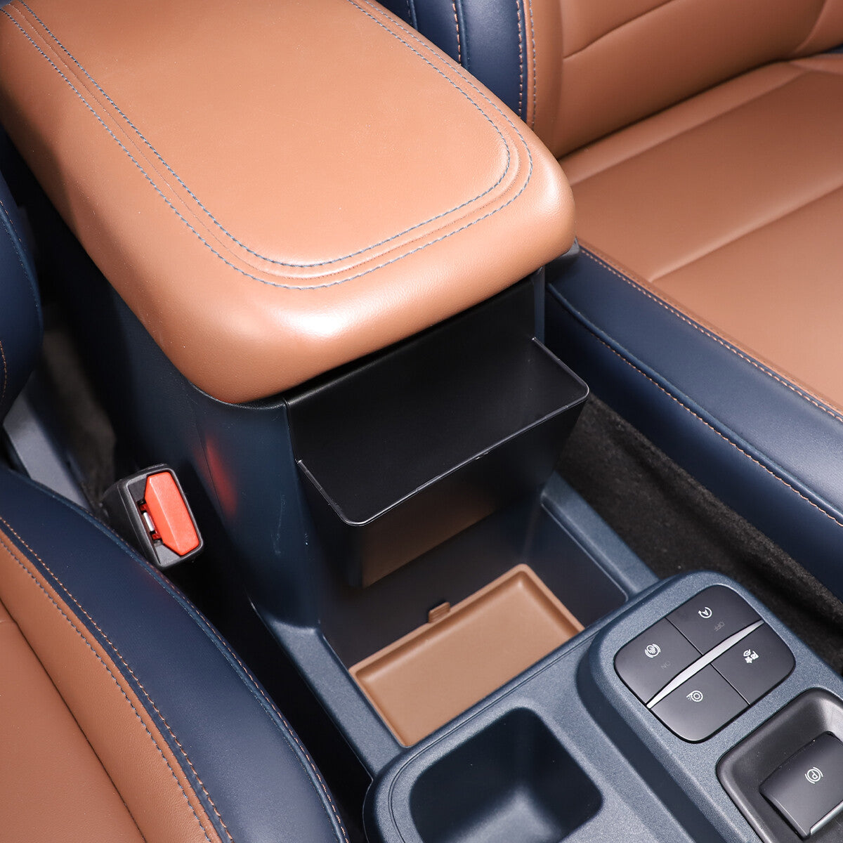 Carbon fiber ABS internal window switch lifting cover decoration suitable for Tundra 2022+- v
