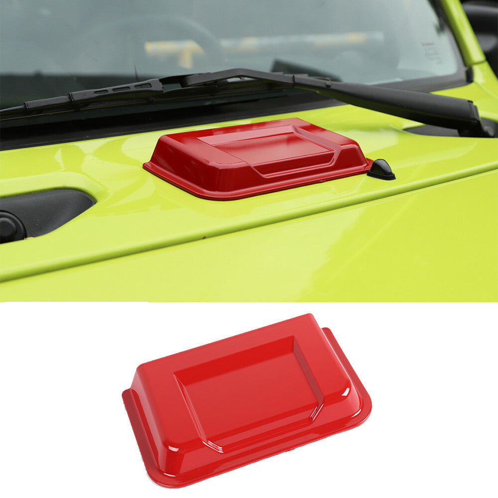 1¡Á Red ABS Front Hood Scoop Air Vent Intake Cover Fit for Suzuki for Jimny 2019-2022