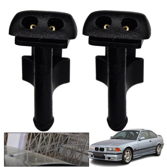2X Front Windscreen Wiper Wiper Nozzle Washer Water Nozzle for BMW 3 SERIES E36 1990-2000 Q