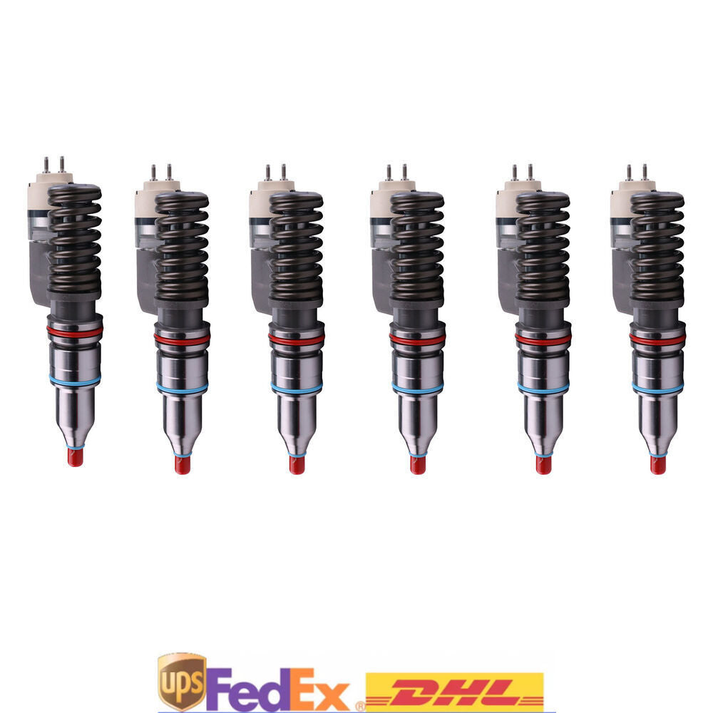 6X Fuel Injector for CAT C10 C11 C12 C13 C15 Excavator Engine 10R-1258 10R-1259