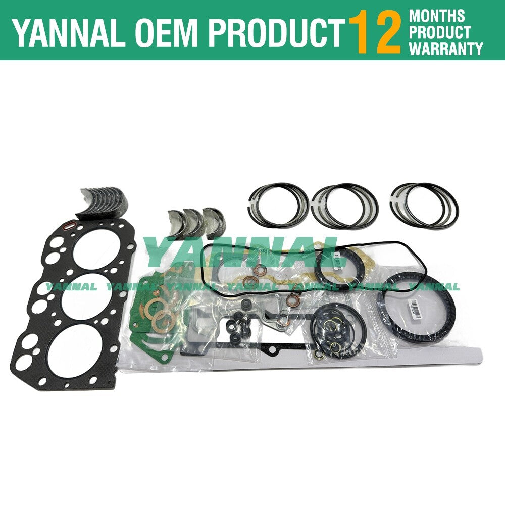 3TNA72UJ 3TNA72 Overhaul Washer Kit Piston Ring Set for Engine Repair