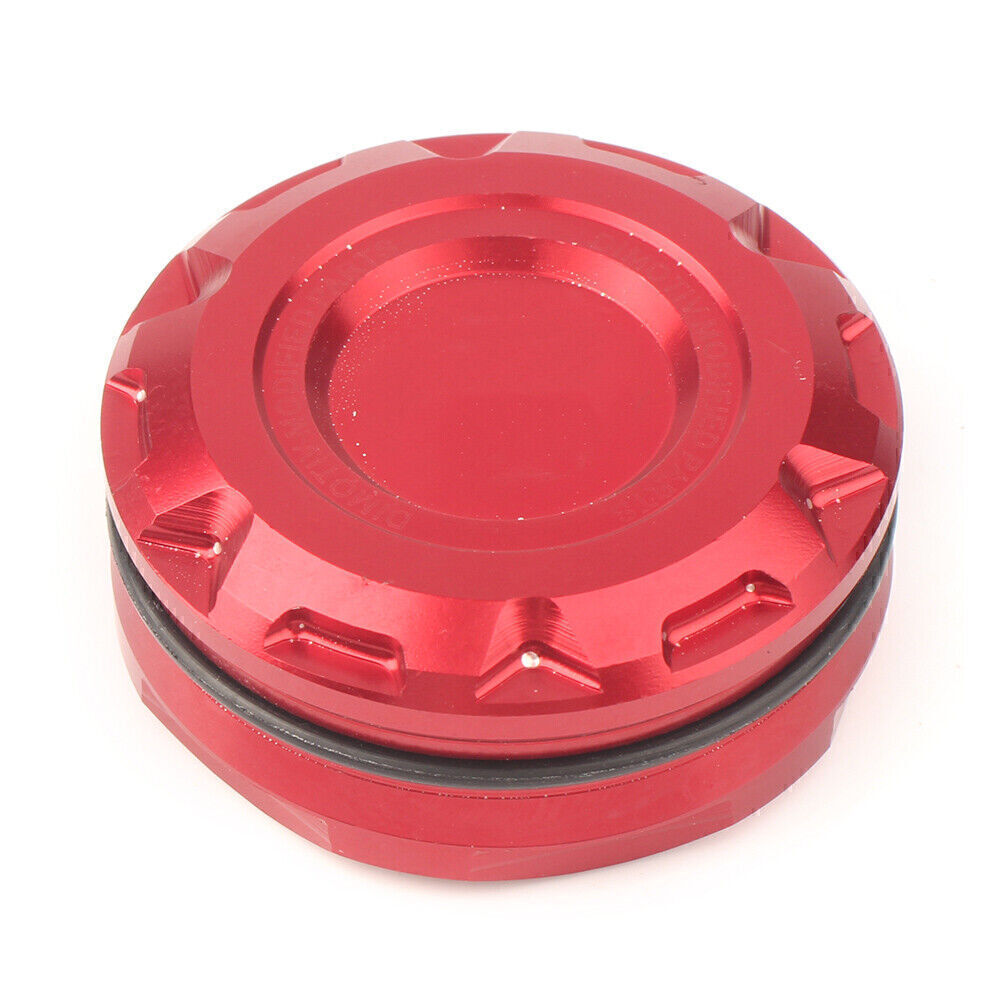 37MM CNC Rear Brake Fluid Reservoir Guard Fit for Kawasaki / for Yamaha / for Suzuki / for Honda Red
