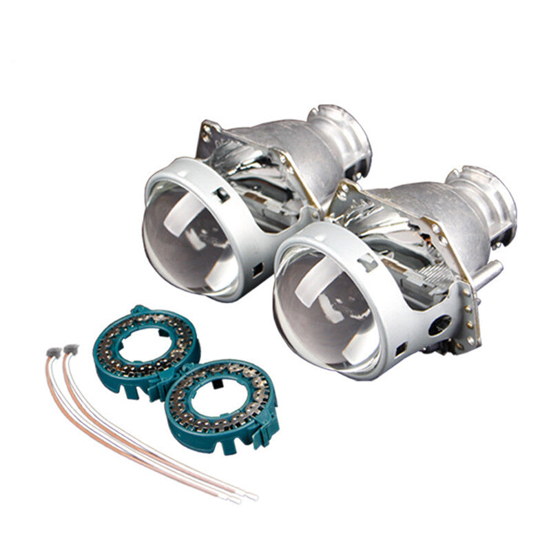 2PCS LED Headlight 3'' Bi LED Projector Lens Driver High Low Beam Car Retrofit v