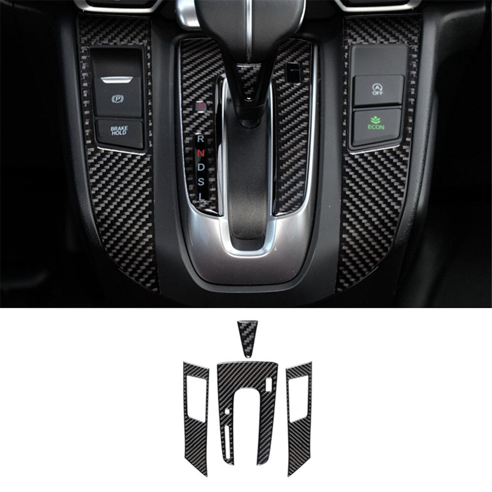 Carbon Fiber Outer Fuel Tank Cover Trim For Highlander 2008-2013 v