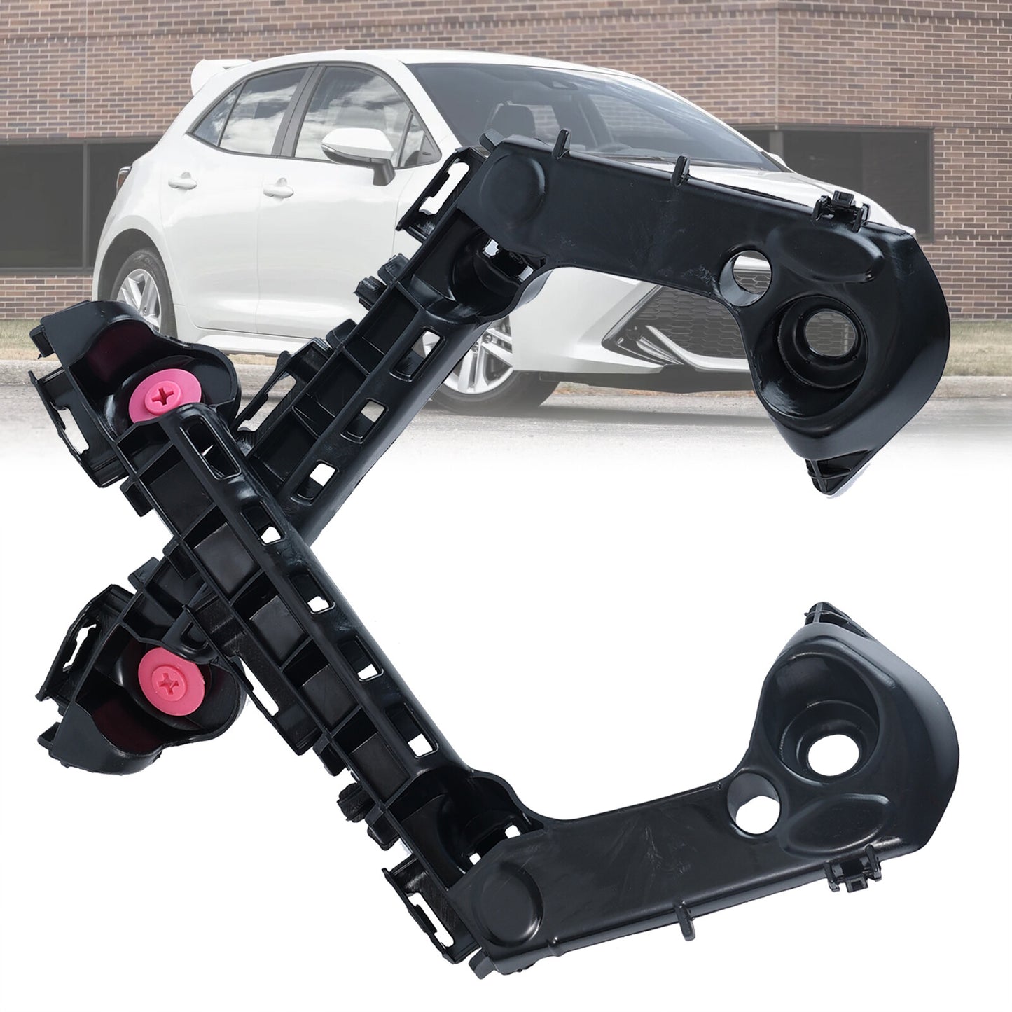 Left+Right 52116-02460 for Toyota for Corolla Front Bumper Retainer Support Bracket