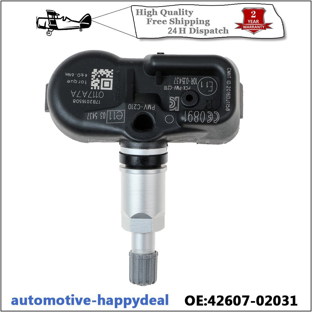 for TOYOTA AVENSIS AURIS RAV4 YARIS TPMS TIRE PRESSURE SENSOR 433MHZ 42607-02031