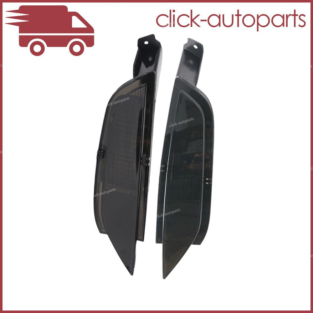 2pcs Rear Bumper Reflector RH+LH for Ford Fiesta MK7 Tail Fog Light N/S Black Q