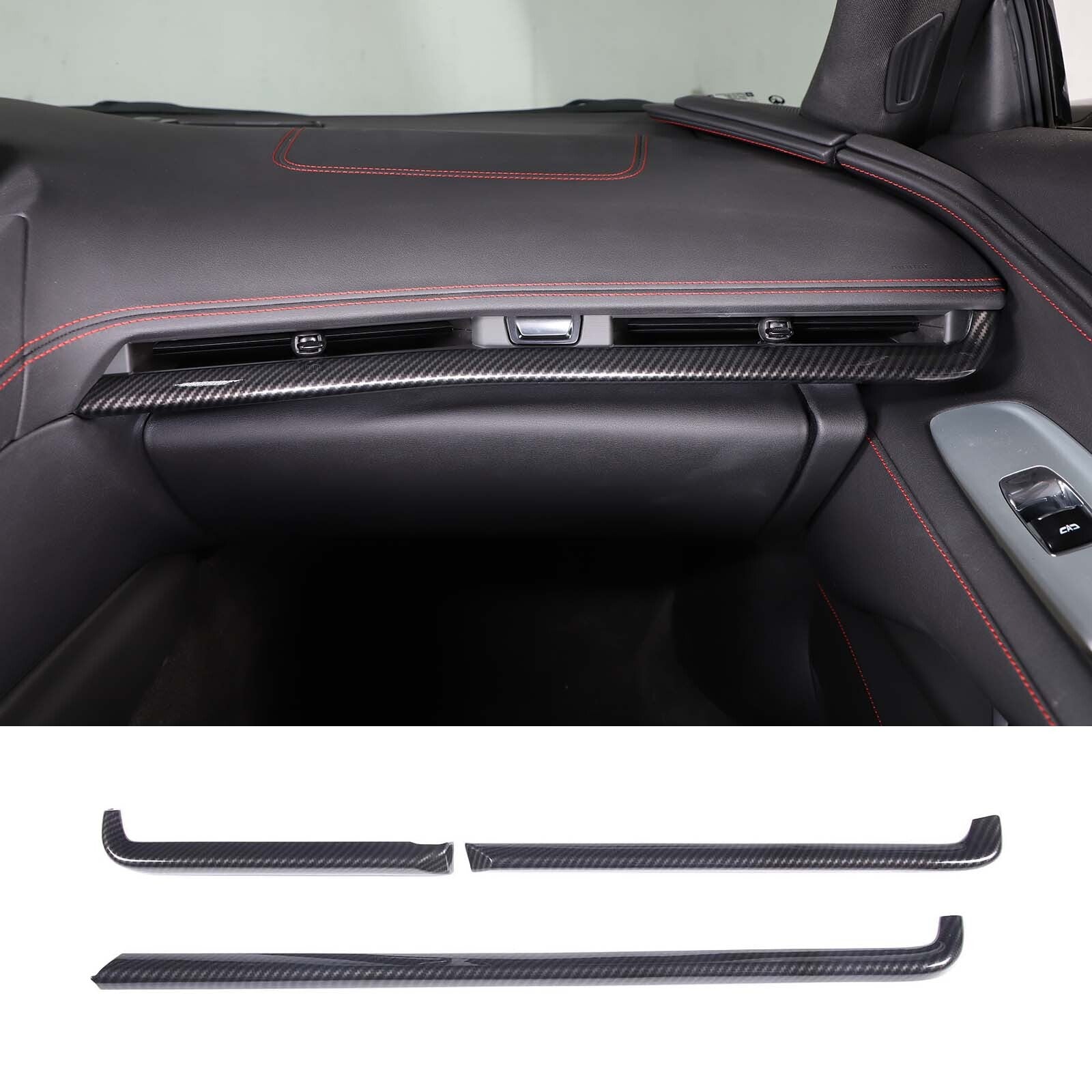 Red aluminum alloy engine compartment gas mule cover decorative cover suitable for Subaru WRX 2021-2023- v