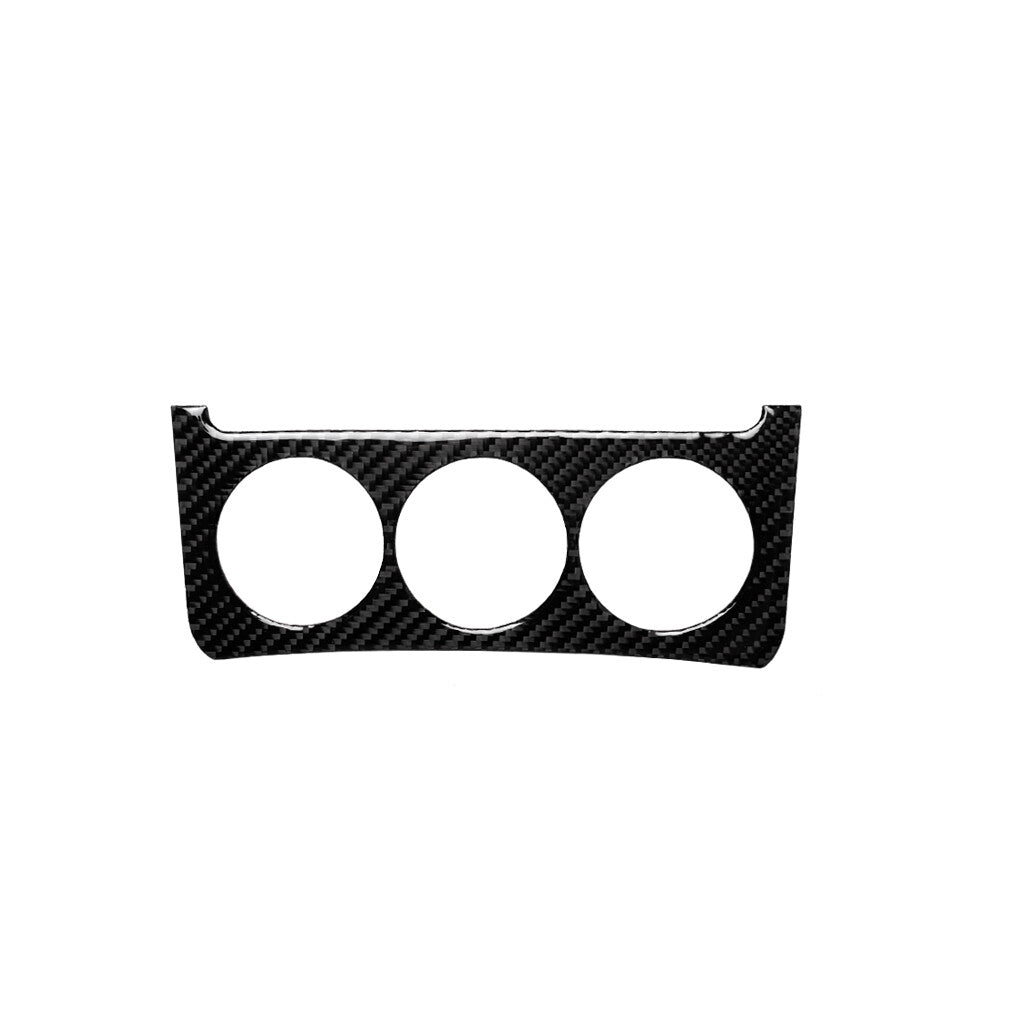 2Pcs Carbon Fiber Air Conditioner Panel Cover Trim for Cruze 2009-2015 v