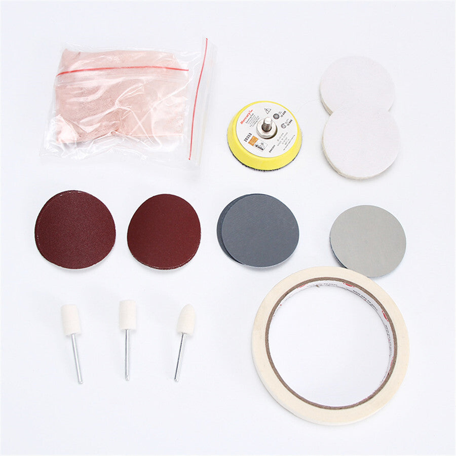 Car Windshield Glass Scratch Remover Cerium Oxide Powder Glass Polishing Kit US Q