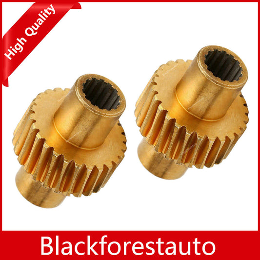 2X for Toyota for Land Cruiser LC80 Electrical for Seat Control Adjust Wheel Gear Brass Q