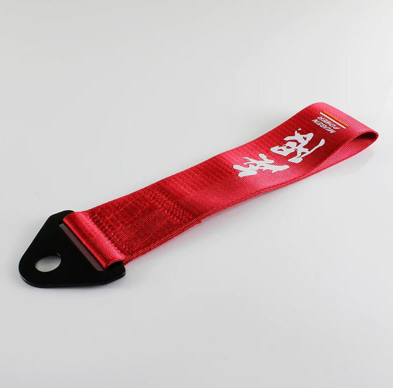 Red Mugen car tow hook for Honda for Acura front cover and rear bumper - suitable for all new models.