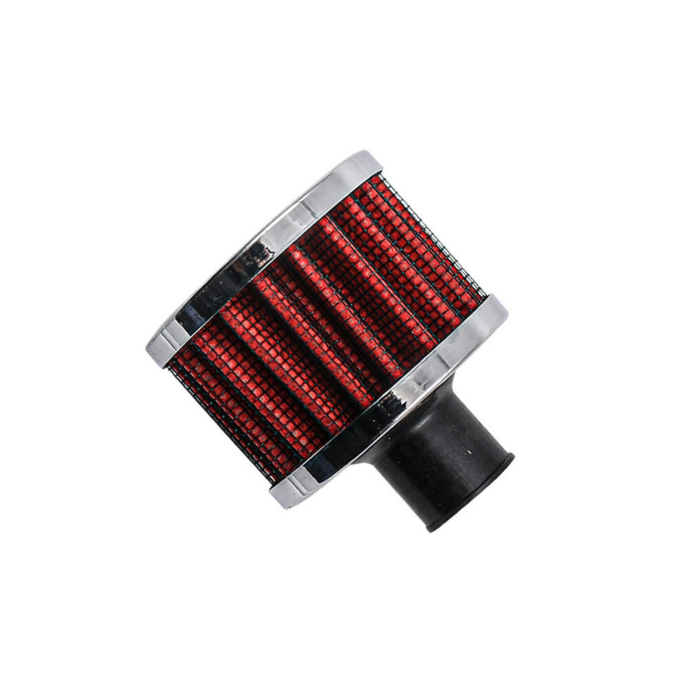 Plating Red 1/2 12mm UNIVERSAL Crankcase Vent Value Cover Air Breather Filter Q