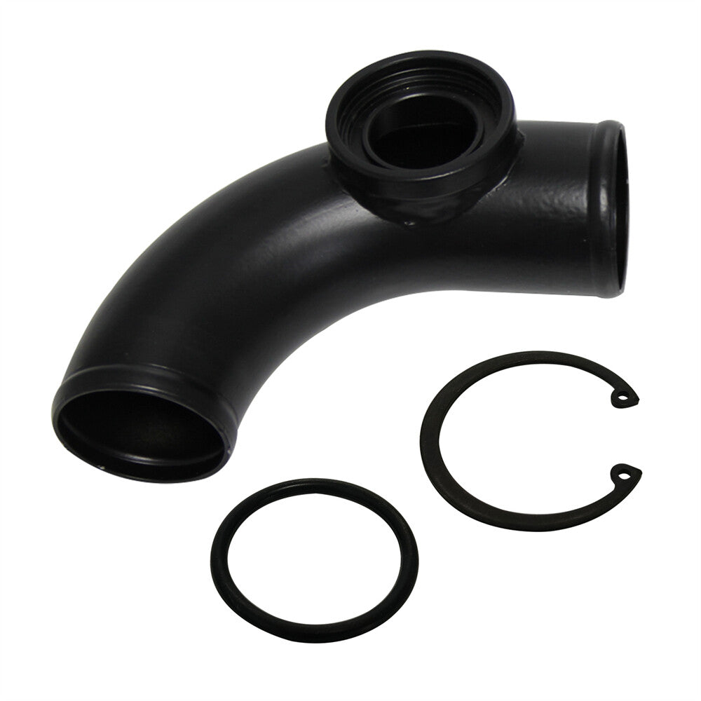 90degree 2.36 60mm SSQV SQV Blow Off Valve Adapter BOV Turbo Aluminum Pipe BK