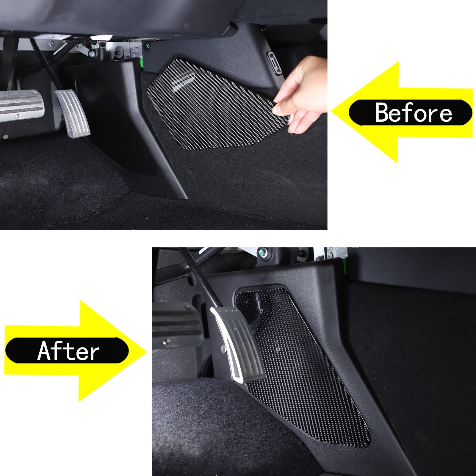 Car Center Armrest Storage Tray Organizer Trim for 2024 for Tacoma Black- v