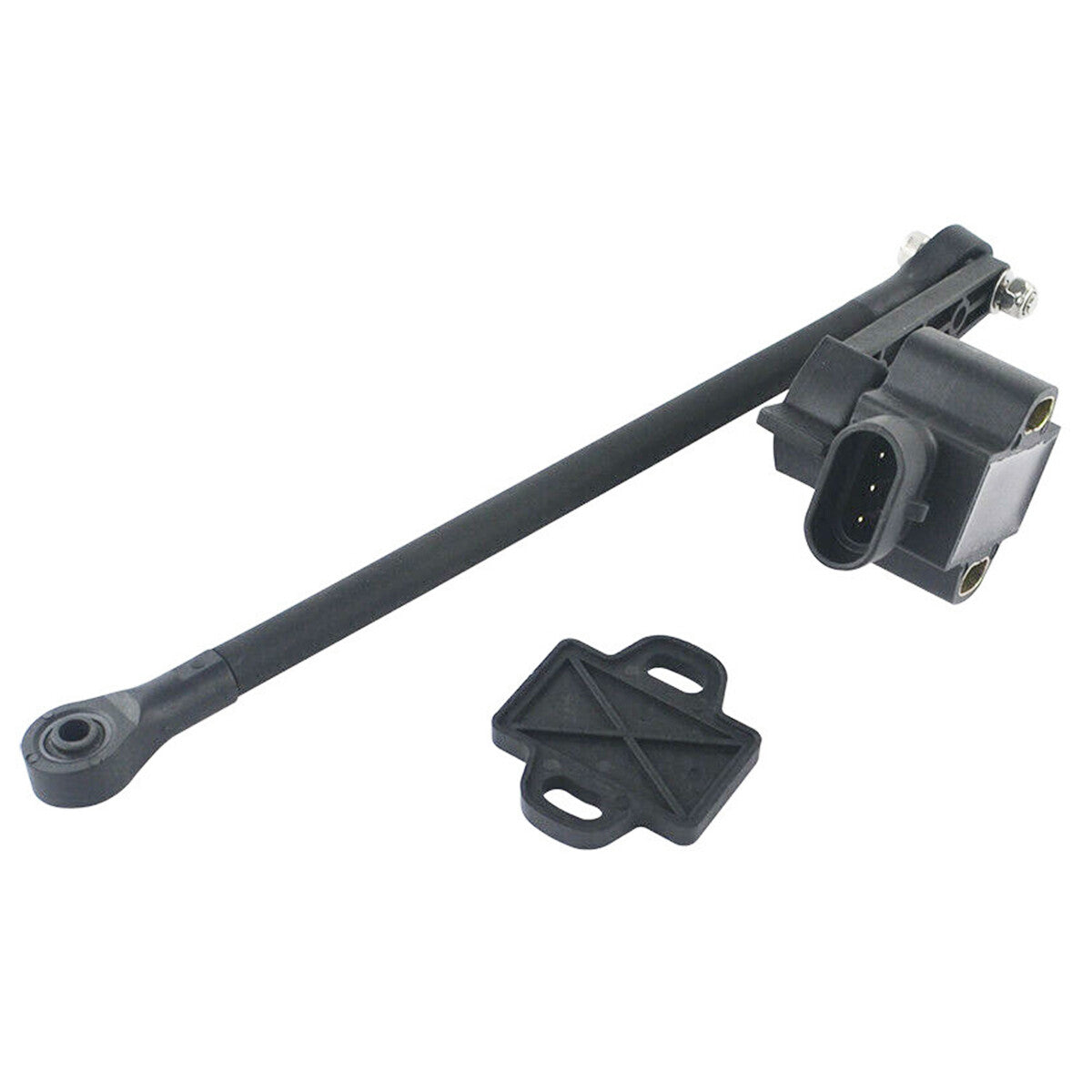 A set Air Suspension Ride Height Level Leveling Sensor Fit AA-ROT-120 black n