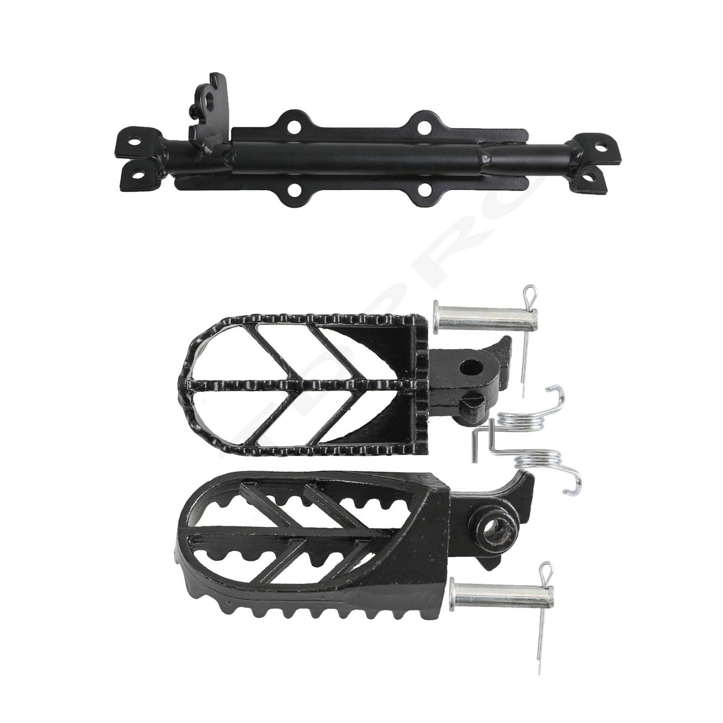 Footpegs Footstool with Mounting Bracket for CRF50, XR70, and Apollo 110 125cc Bicycles