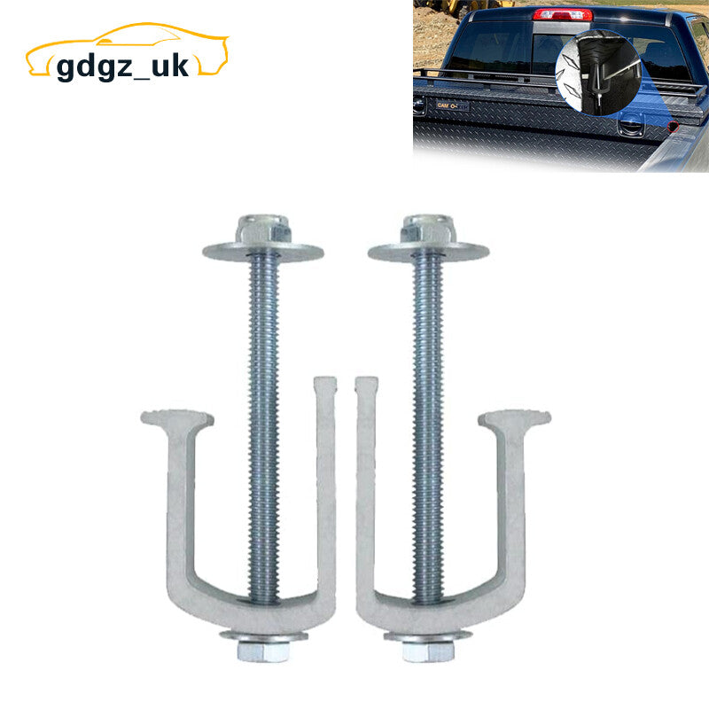 2¡ÁPickup Truck Bed Tool Box Clamps Aluminum Tie Downs Clips Toolbox Mounting Kit