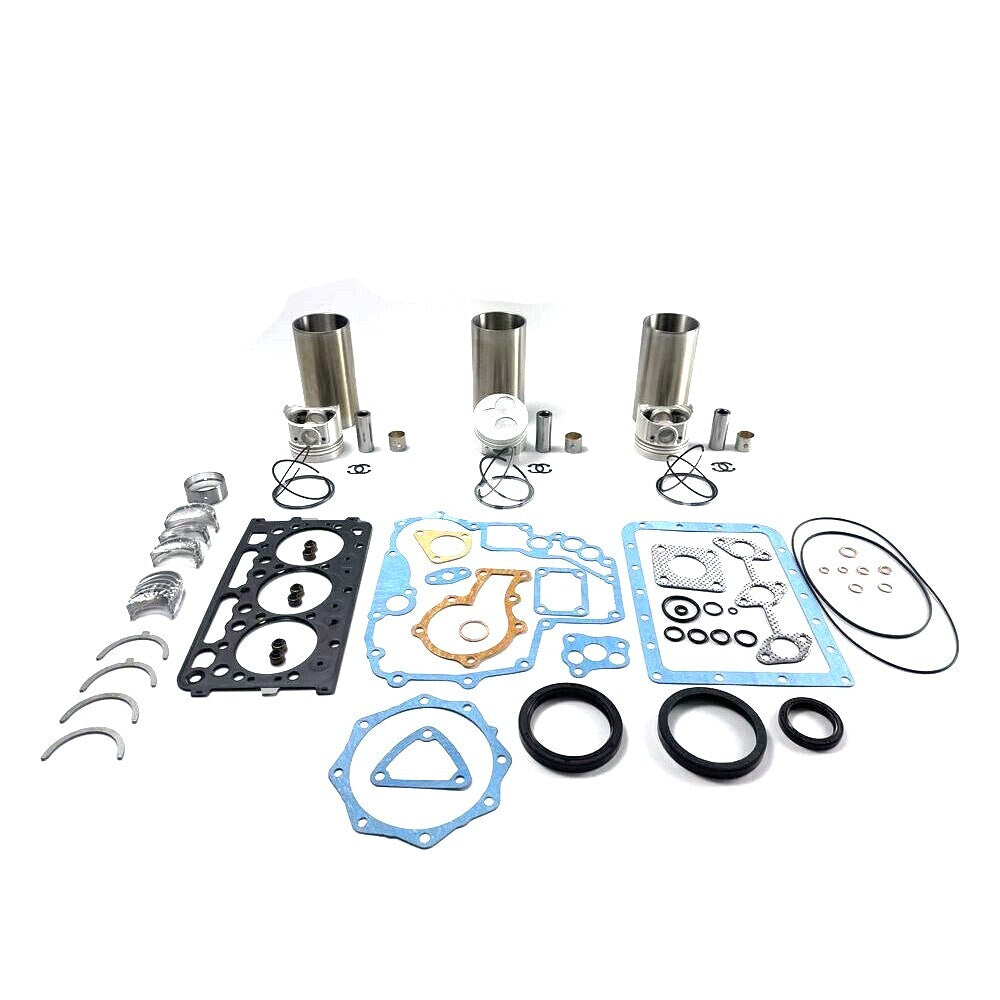 new D722 D722E overhaul and rebuild kit with complete set of gaskets and bearings for Kubota vehicles.