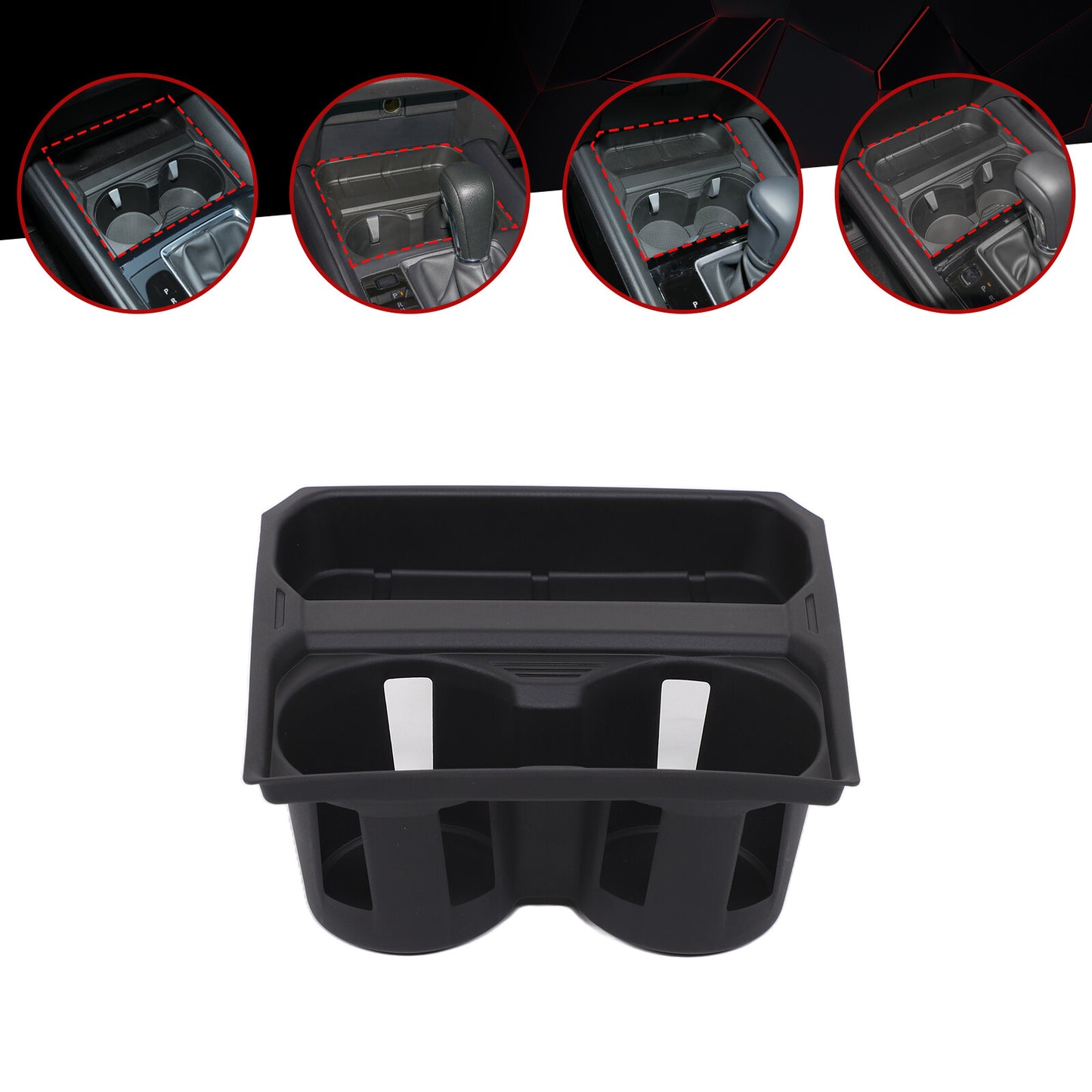 for Mazda CX-50 2022/2023: Center console cup holder insert cover decoration. n