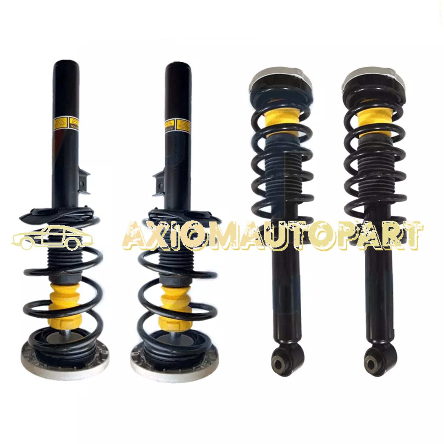 A pair of rear shock absorber struts for Mercedes W166 C292 ML350 GLE63 AMG S with ADS