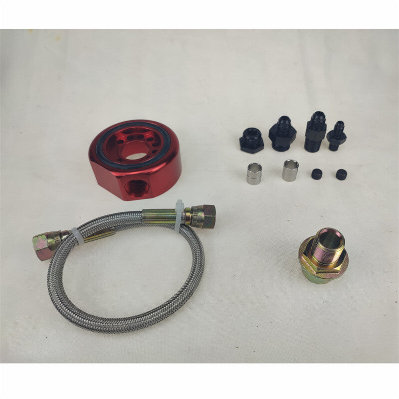 VTEC Head Conversion Kit for LS/B18/B20 Aluminum Adapter Plate Sandwich Set Red