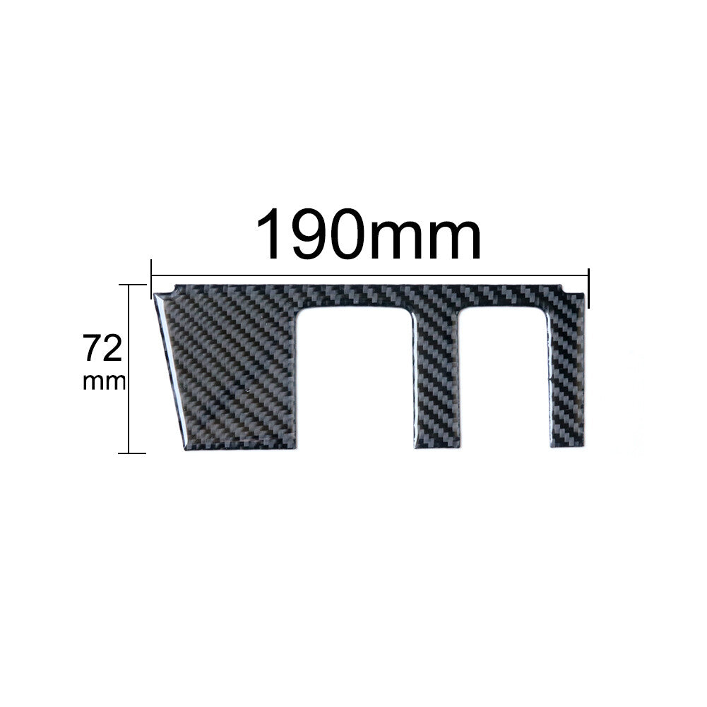 Carbon Fiber Power Outlet With HDMI Trim Cover for Honda for Civic Coupe 2013-2015