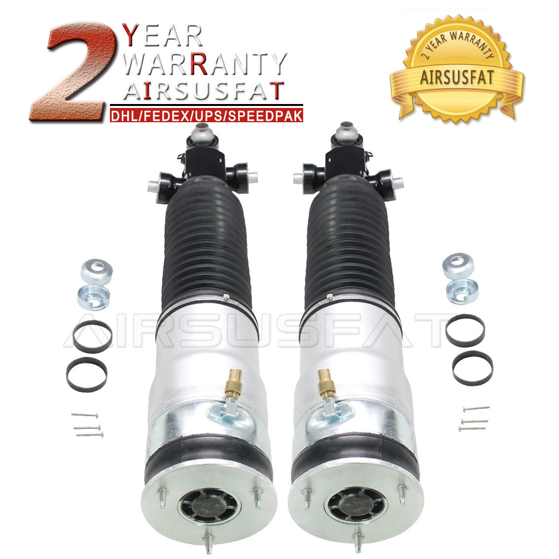 2X Rear Air Suspension Struts for BMW F01 F02 750i 750Li 37126791675 37126791676