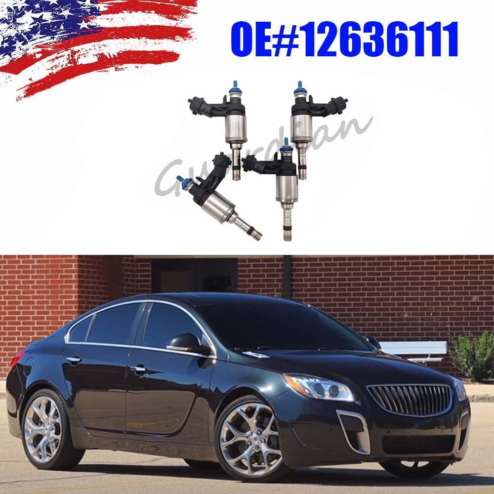 4X Fuel Injector 12636111 for Saturn Sky for Chevrolet HHR Verano Turbo Premium