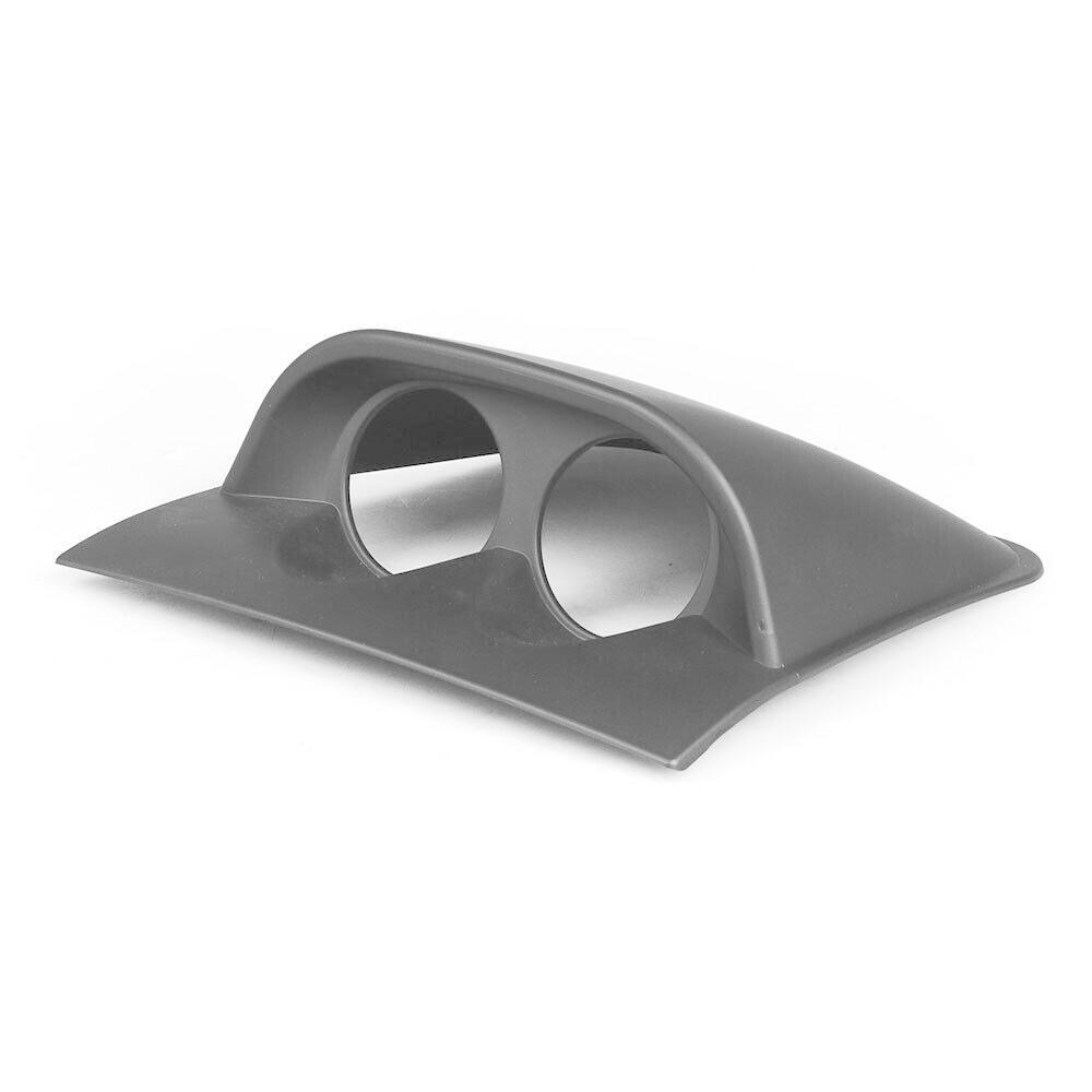 Car SUV Dual-Hole Dashboard Mount, Black, 2-inch 52mm - n