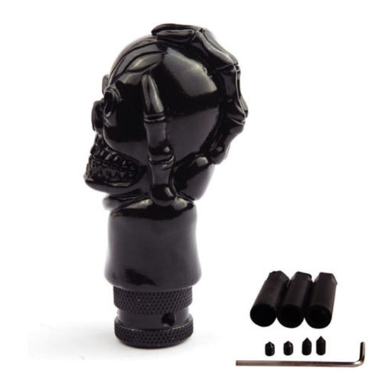 Shift Button Black Skull Metal Shift Lever Stick Cover For Car SUV Q