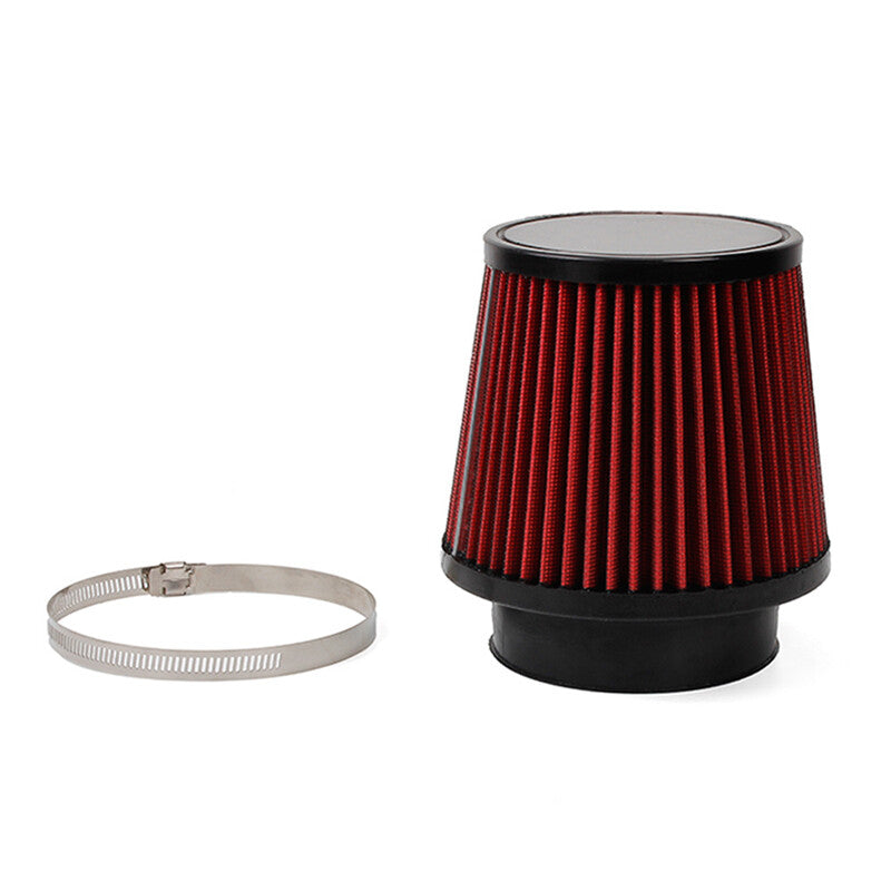 4-inch high-flow-rate inlet cleaner dry filter cold intake cone replacement part - n