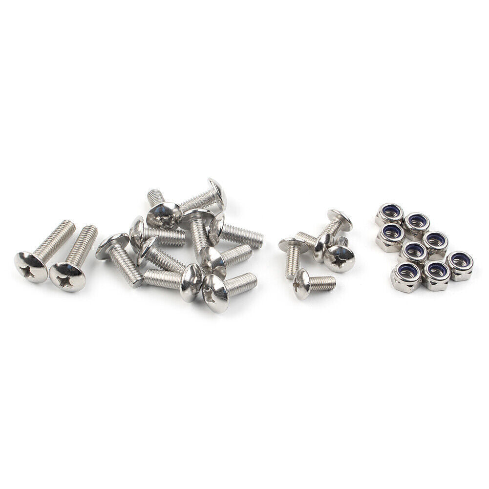 25PCS for Yamaha Banshee Fender Bolt Screw Nut Mount Kit Plastics Hardware