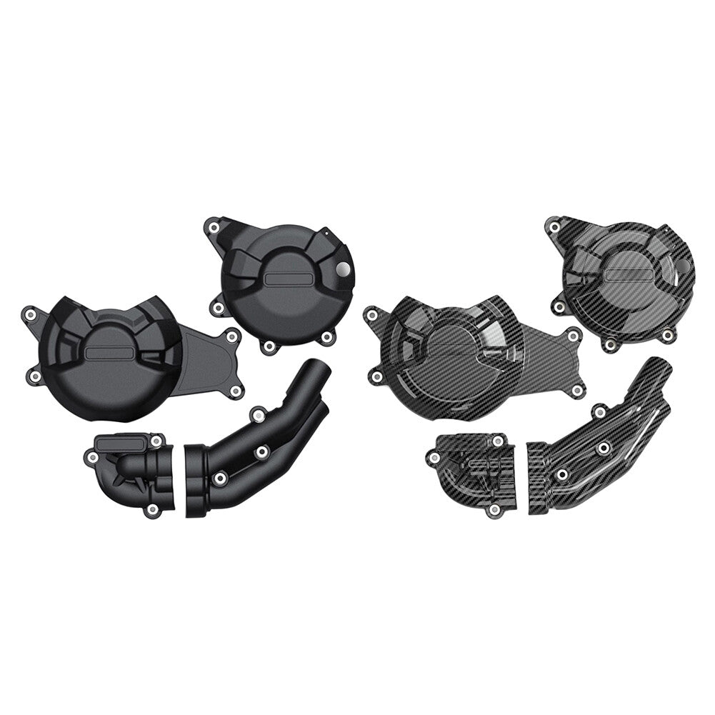 Motorcycle Engine Cover for Yamaha MT-07 XSR700 FZ-07 MT07 Tracer 2014-24 Black