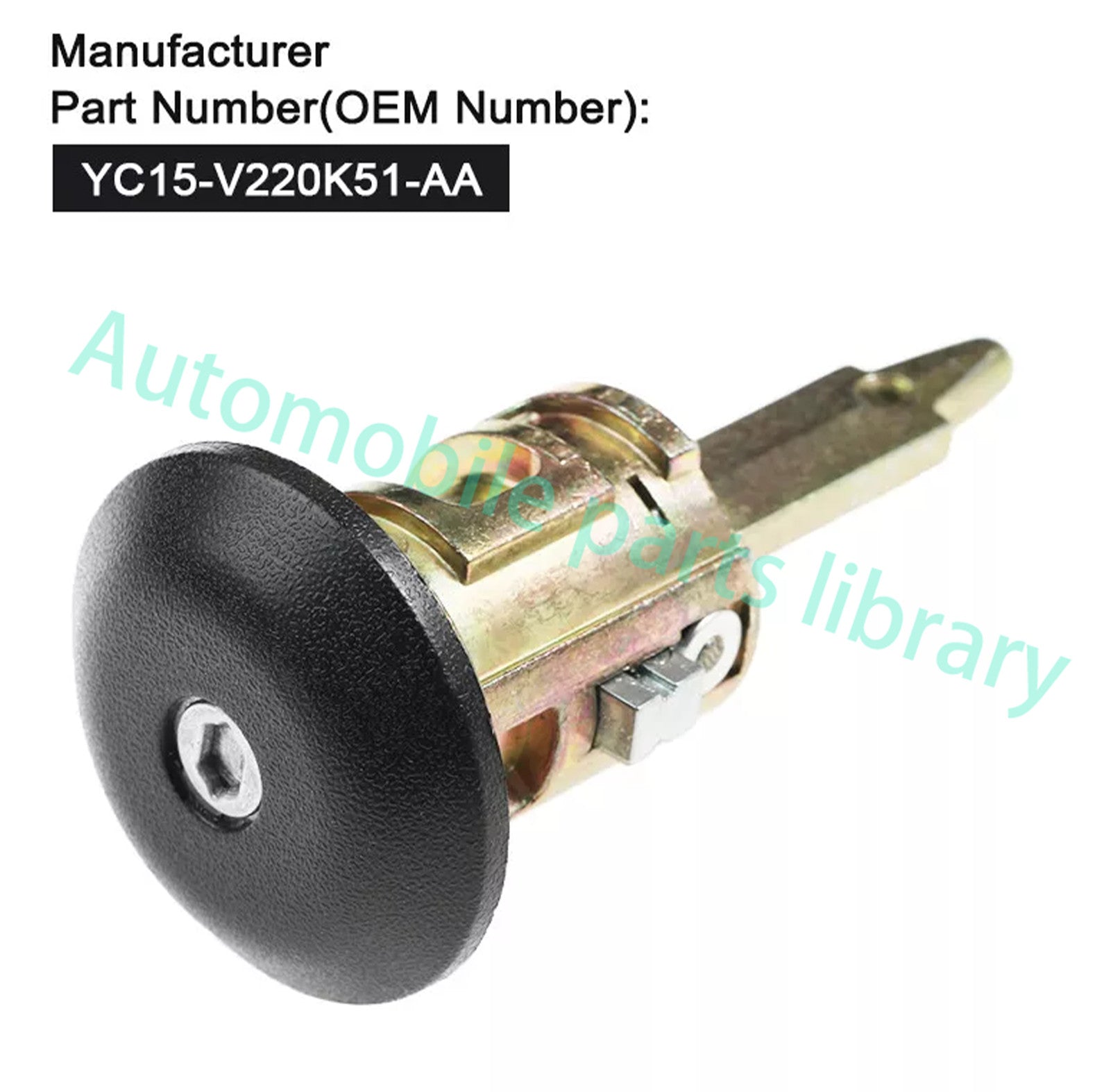  for ford  Transit MK6 MK7 front door lock cylinder right driver's side latch 2-key Q