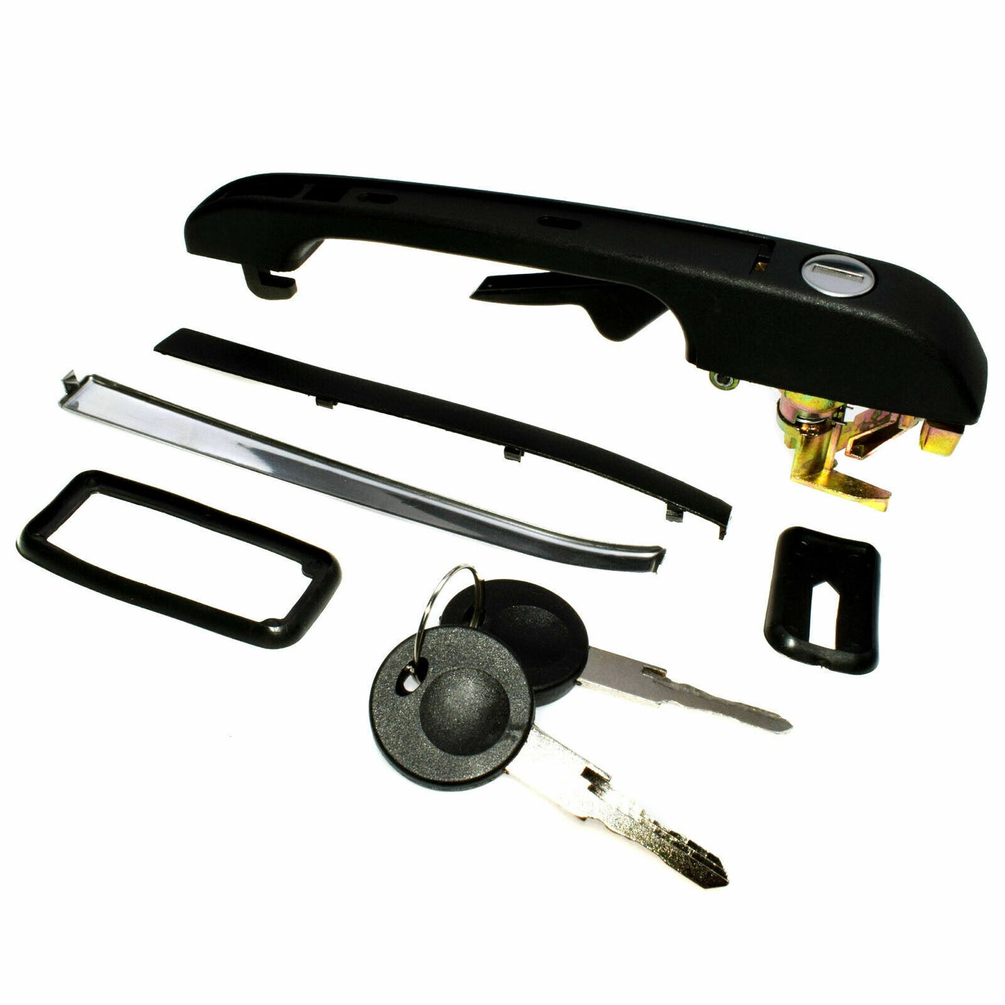 for VW for Golf for Jetta Rabbit 191837206A New Outside Door Handle W/ Keys Front Right