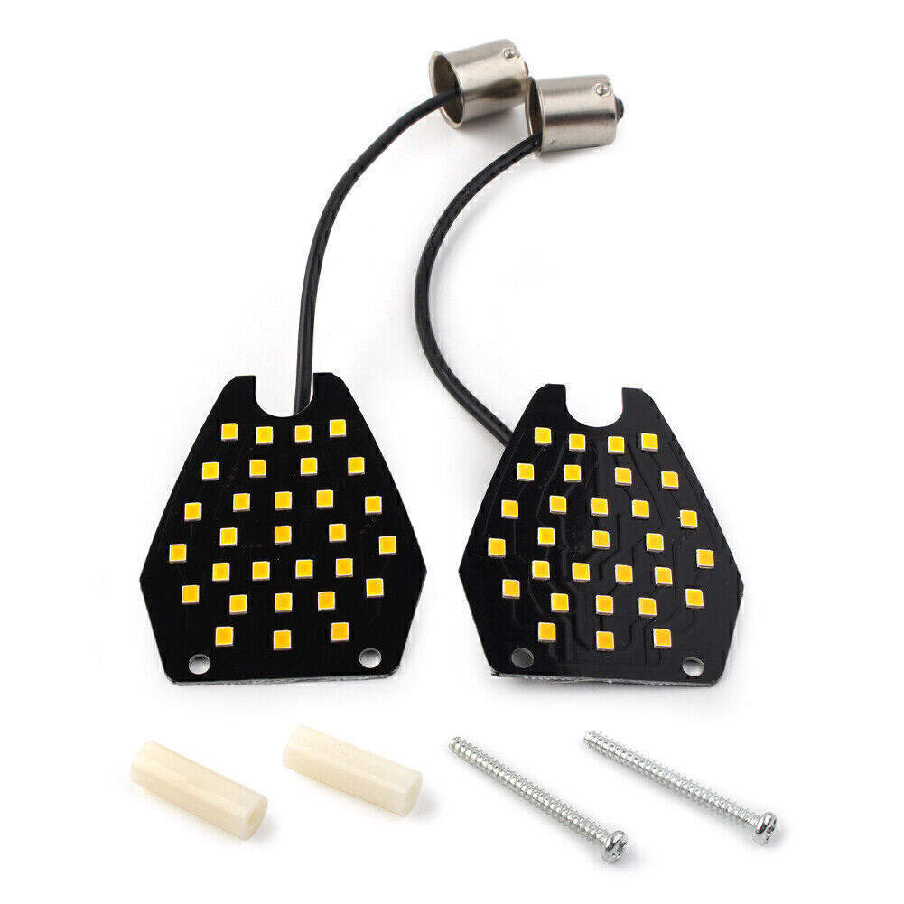 For 04-07 for Honda CBR1000RR Rear 30SMD LED Turn Signal Indicator Light 1156 Yellow