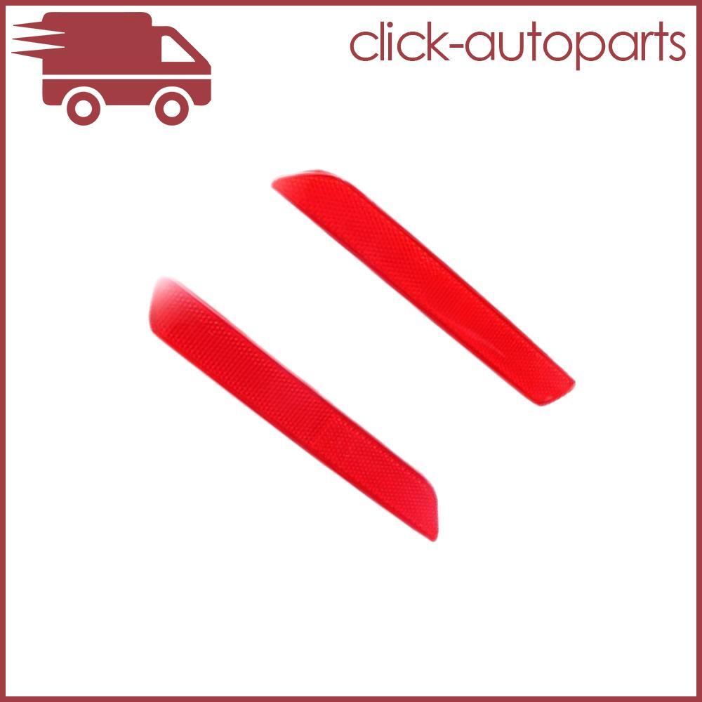 2pcs Rear Bumper Reflector for Honda CRV 2010-2011 Driver  Passenger Side Red Q