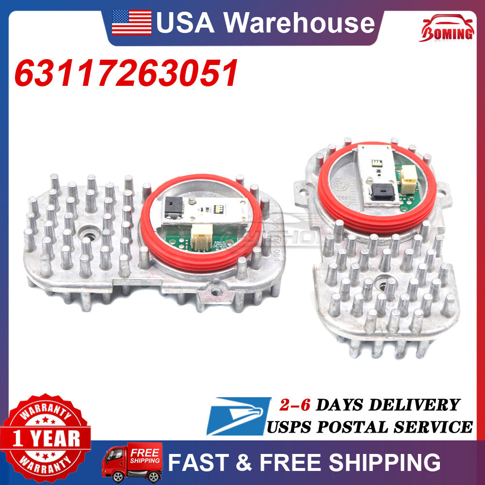 2-pack DRL headlight LED light insert diode module suitable for BMW 428i, 435i, 2014-2016 X3