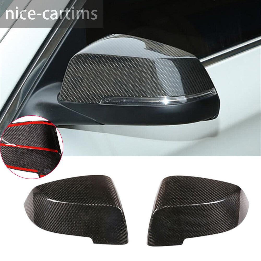 for BMW 5 Series GT 14-17 7 Series 2013-15 Real Carbon Side Rearview Mirror Trim