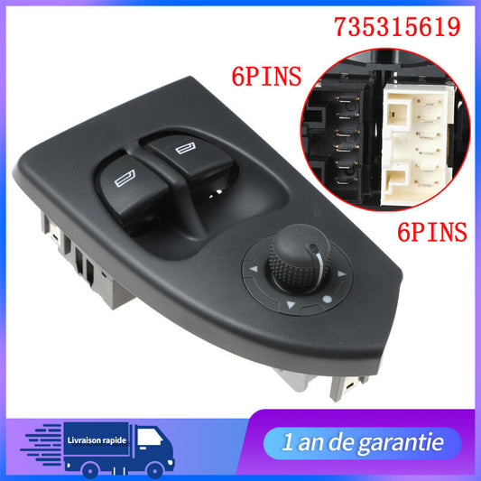Interrupteur leve vitre avant gauche Ducato 2 Boxer 2 Jumper 2 6554T3 735315619 n