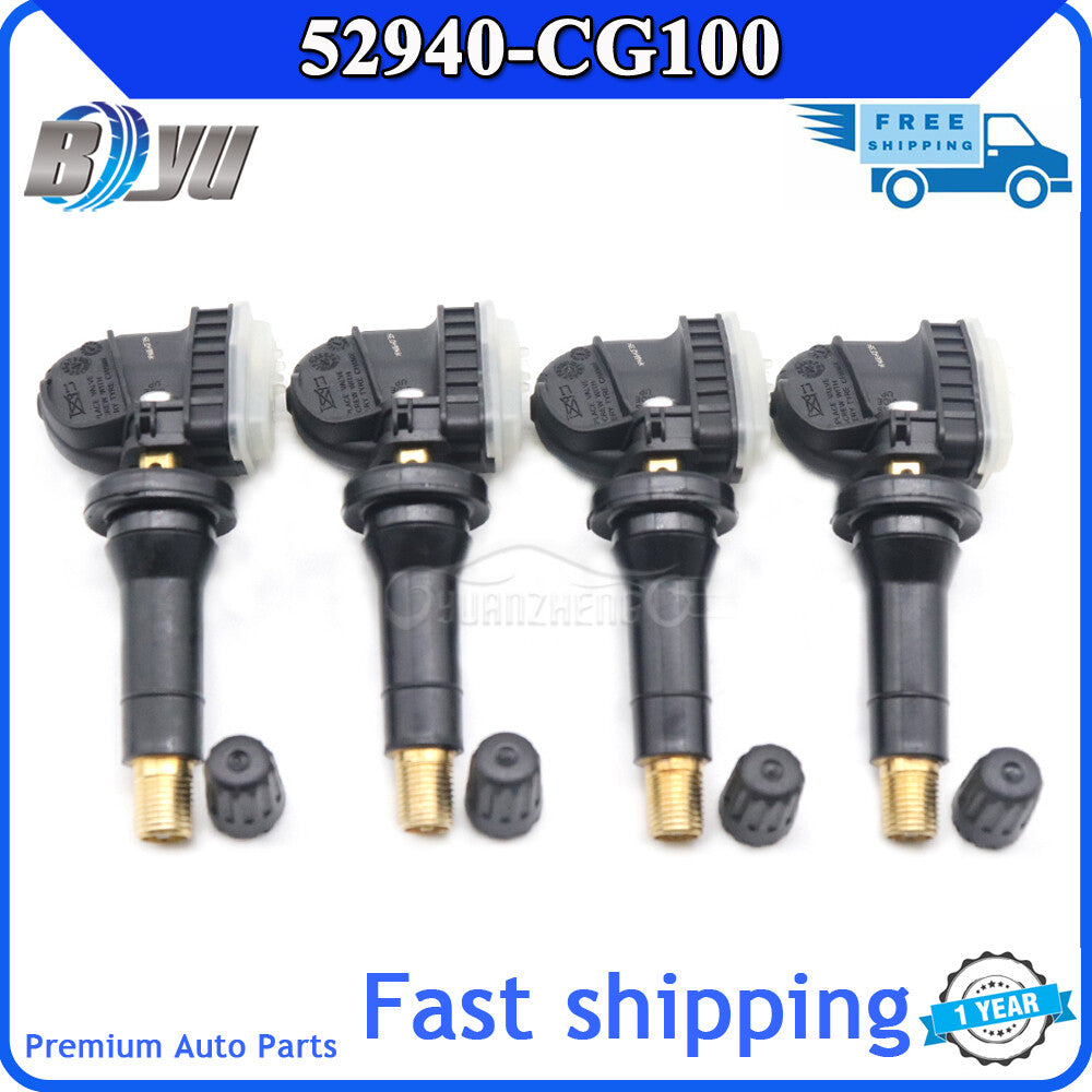 4-pack of brand new TPMS tire pressure sensors for Hyundai Staria and for Kia EV6 (models 21-22, 52940-CG100). v