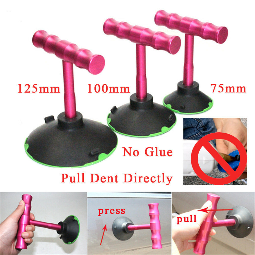 Universal T Shaped Dent Puller Auto Body Repair Suction Cup Sliding Tool v