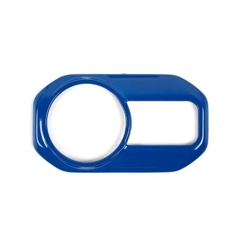 Blue Headlight Switch Button Panel Decor Cover Trim For 18-23 for Jeep for Wrangler JL