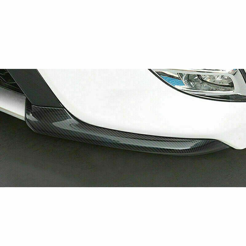 for Toyota for Camry 2018-2020 Carbon Fiber Front Bumper Lip Corner Guard Cover Trim