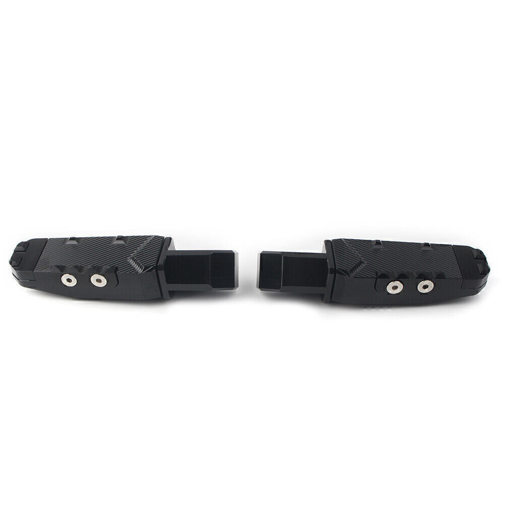 Rear Passenger Foot Pegs Pedal Pads Fit for Honda CBR600RR F5 CBR600 F4/F4I Black